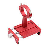 Велосипедний тримач для телефону на кермо металевий PK01 червоний, фото 4