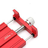 Велосипедний тримач для телефону на кермо металевий PK01 червоний, фото 5