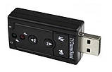 Звукова карта USB адаптер Virtual 7.1 Channel Sound Adapter, фото 2