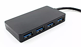 USB 3.0 HUB 4 порти, ХАБ LED / кабельним/концентратор до 5 Гбіт/с, фото 3