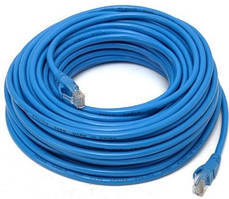 Патч-корд RJ45 8P8C 30м, мережевий кабель UTP Cat5e Lan