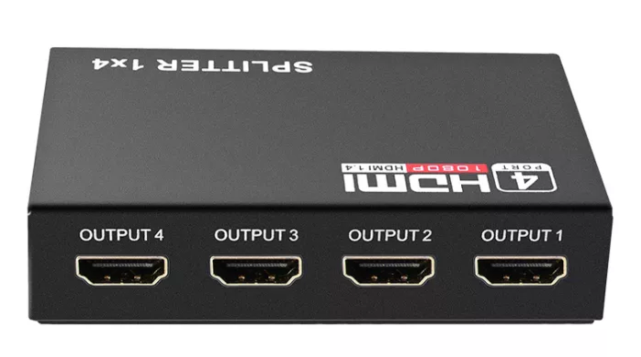 HDMI спліттер активний 1080 2K 3D 4 порти 1 вхід на 4 екрану Splitter