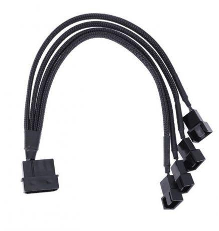 Перехідник живлення MOLEX/SATA 4 шт 26см 4 pin hub кулер fan молекс