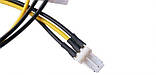 Перехідник молекс 4 pin -> 3 pin, fan кулер кабель живлення cooler molex, фото 4