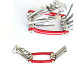 Вело мультитул 11 в 1 з витягами ланцюга інструмент ключі ремнабір тулз, фото 3