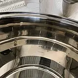 Набір великих каструль із неіржавкої сталі з товстим дном 17/20/23 л Edenberg EB-516 Набір кухонного посуду, фото 5