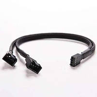 Перехідник раздвоитель 1 на 2 кулера 26см 4 pin, fan cooler hub кабель