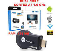 Wi-Fi AnyCast M9 Plus (Miracast Адаптер Airplay/MiraScreen/Chromecast)