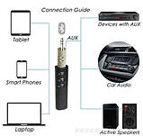 Блютуз гарнітура A2DP СТЕРЕО AUX +МІКРОФОН Bluetooth car stereo авто, фото 6