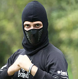 Балаклава з маскою флісова з вентиляцією AIR FLOW - колір чорний, фото 4