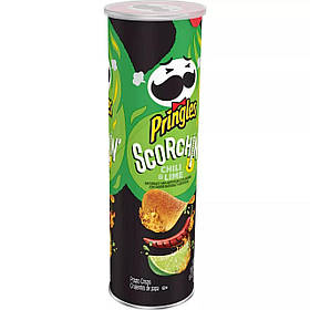 Чіпси Pringles Scorchin Hot Chili & Lime