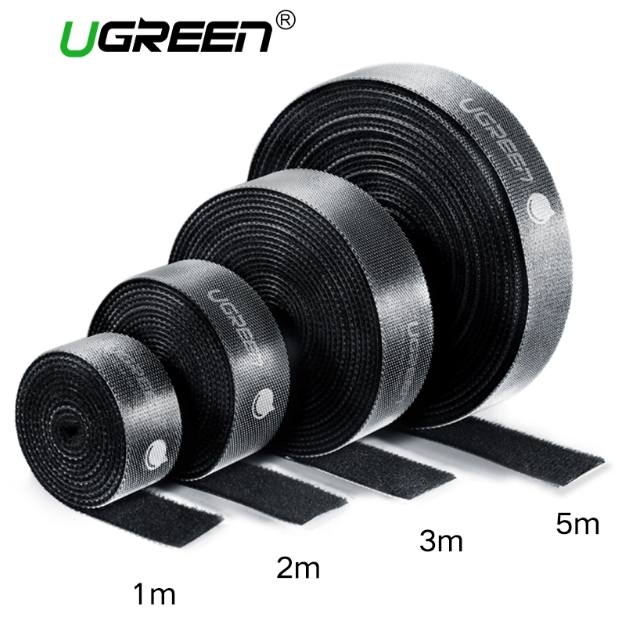 Кабельний організатор, стяжка проводів на липучці UGREEN ORIGINAL