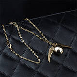 Незвичайний Кулон "Золотий снитч" на Ланцюжку з Гаррі Поттера!, фото 3