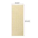 Наклейка на клавіатуру прозора основа символ Білий, фото 2