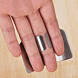 Металлическая защита для пальцев при нарезке продуктов, фото 4