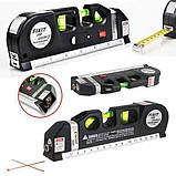 Лазерний рівень (3 варіанти) + рулетка FIXIT LASER LEVEL PRO 3, фото 3