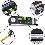 Лазерний рівень (3 варіанти) + рулетка FIXIT LASER LEVEL PRO 3, фото 6