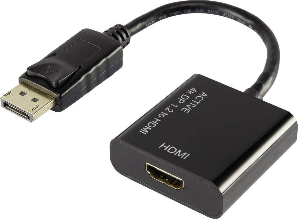 Конвертер, перехідник-адаптер з DP DisplayPort, HDMI, фото 1