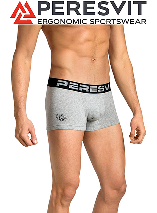 Чоловічі спортивні труси боксери бавовна Peresvit Native Cotton Trunks Heather Grey, фото 2