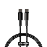 Кабель USB-C для зарядки MacBook Type-C Type C Baseus 2V 5A 100W 1m, фото 3