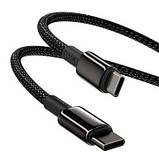 Кабель USB-C для зарядки MacBook Type-C Type C Baseus 2V 5A 100W 1m, фото 5