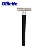 Станок для гоління Т-подібний Gillette Blue Blades + лезо, фото 2