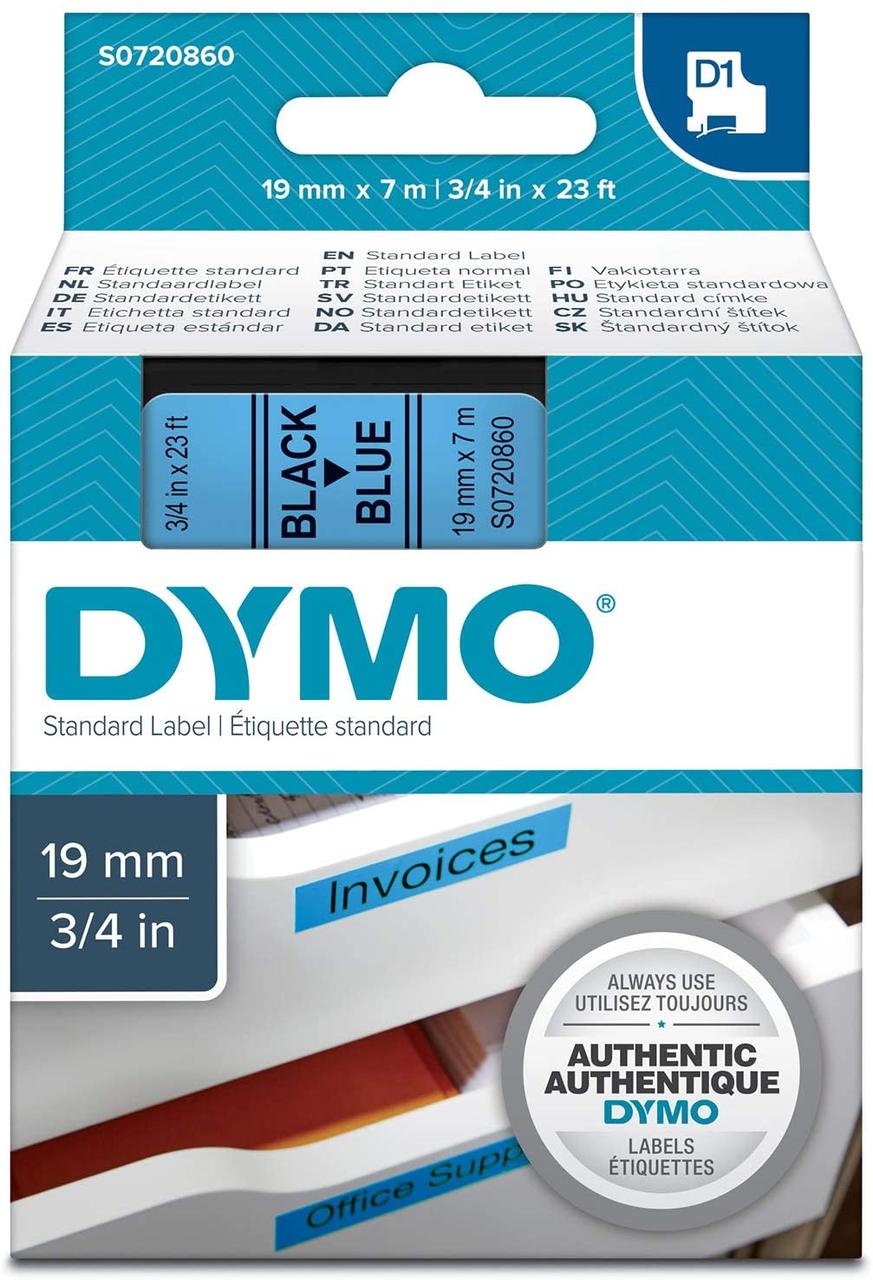 Картридж S0720860 з пластиковою стрічкою системи D1 для термопринтерів DYMO 19 мм х 7 м