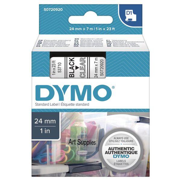 Картридж S0720920 з пластиковою стрічкою системи D1 для термопринтерів DYMO 24 мм х 7 м