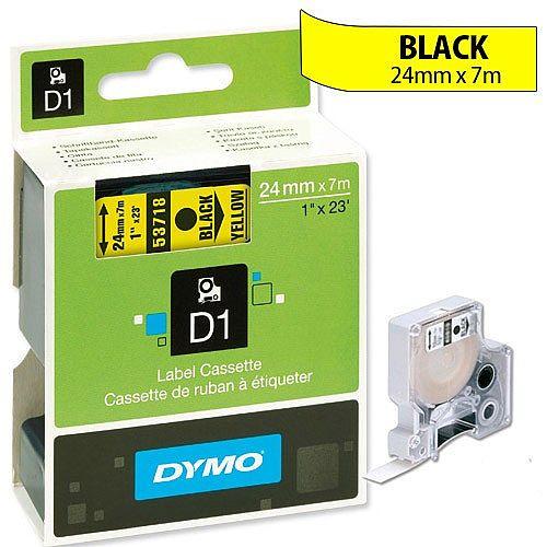 Картридж S0720980 з пластиковою стрічкою системи D1 для термопринтерів DYMO 24 мм х 7 м