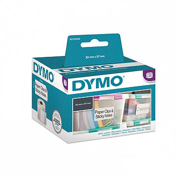 Етикетки паперові білі DYMO S0722540 для принтерів DYMO LabelWriter (1000 шт.)