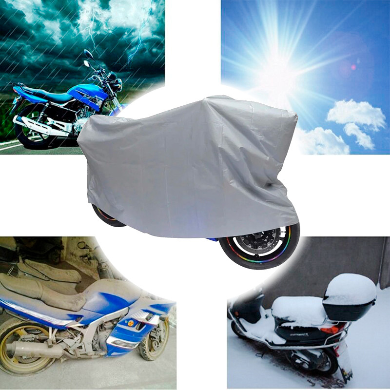 Чехол на скутер Серый, накидка на велосипед и тент для мотоцикла QW 015 - размер M (120х210 см) (GK) - фото 1 - id-p1474924692