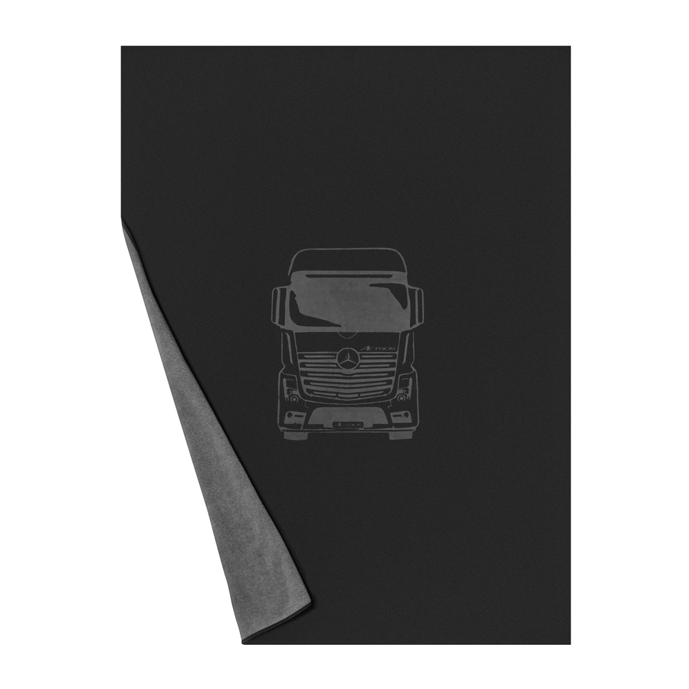 Двосторонній плед Mercedes Reversible Fleece Blanket, Trucks, Black, артикул B67872010