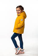 Дитяча демісезонна куртка на дівчинку Nestta жовта