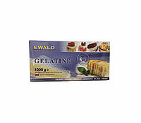 Желатин пищевой листовой Ewald-Gelatine Silver 180 Bloom 1 кг