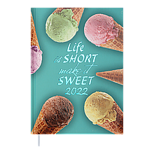 Щоденник датований Buromax SWEET,  м'ятний  2022г.,  336ст.