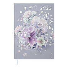 Щоденник А5 дат.  Buromax 2022 ESTILO,  лавандовий 336ст.