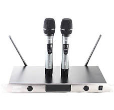 Мікрофон бездротовий DM UGX X8 II вокальний радіомікрофон