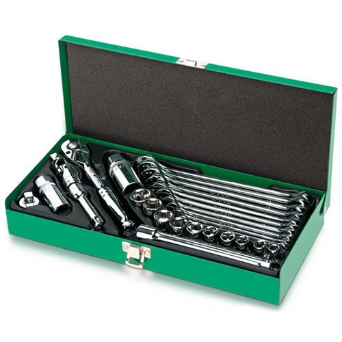 Набір інструменту комбінований 3/8" TOPTUL GCAD2801, фото 1