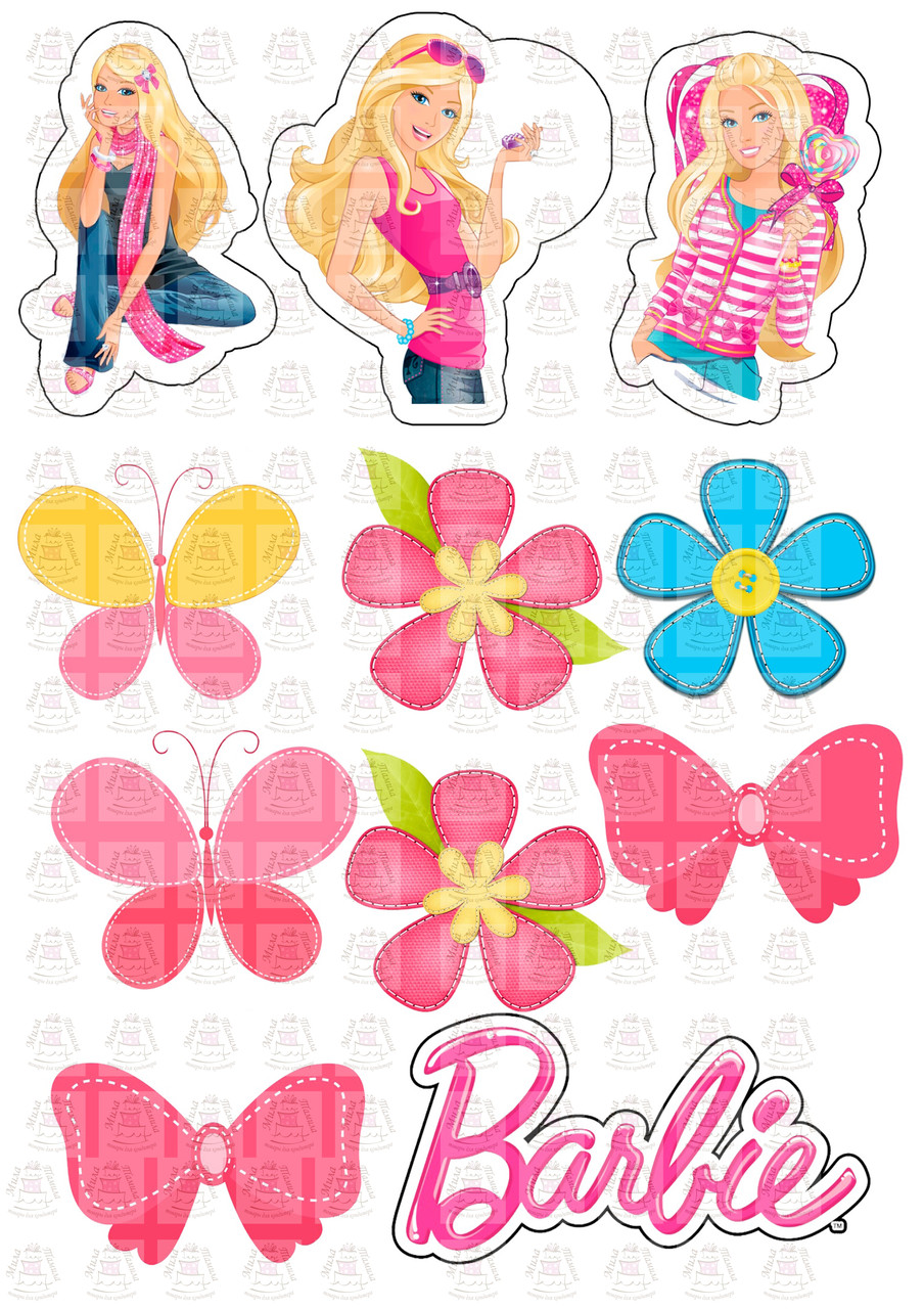 Вафельна картинка для тортів Modecor Принцеси 13