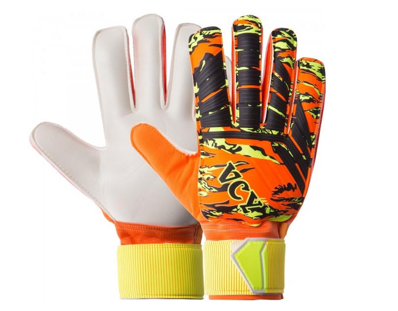 Перчатки вратарские для футбола подростковые с защитными FB-931 8 оранжевый - фото 1 - id-p1371934972