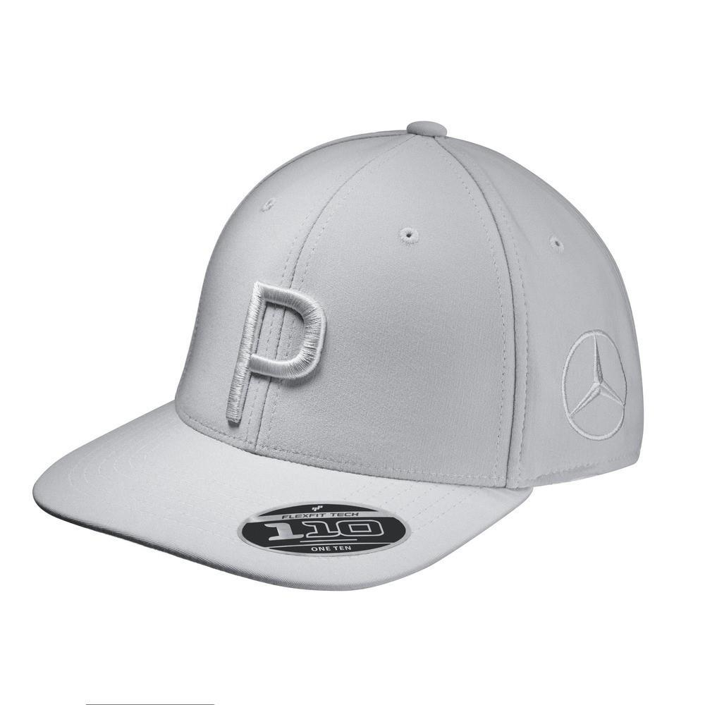 Бейсболка Mercedes Golf Cap, Flat Brim, Grey, by PUMA, артикул B66450358
