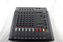 Аудіокшер Mixer Mixer BT 608D з bluetooth звуковий пульт мікшер підсилювач