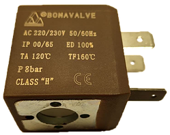 9121.080.00А Катушка електроклапана, 220-230V, 50Hz, TA120*C, TF160*C, 8bar, d=10.2mm