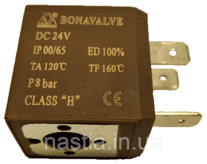 BL080A Катушка електроклапана, 24V, TA120*C, TF160*C, 8 bar, d= 10.2mm