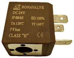 BL080A Катушка електроклапана, 24V, TA120*C, TF160*C, 8 bar, d= 10.2mm