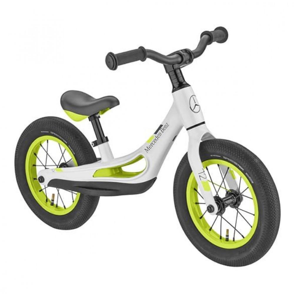 Дитячий беговел Mercedes Balance Bike, White / Grey / Lime, артикул B66450194