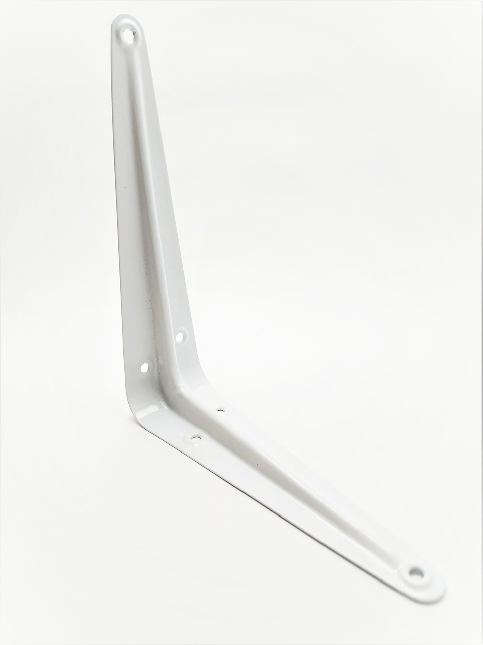 Полицетримач 200х150mm, консоль, кутник металевий білий ДС