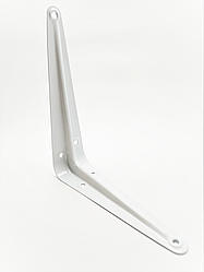 Полицетримач 200х150mm, консоль, кутник металевий білий ДС