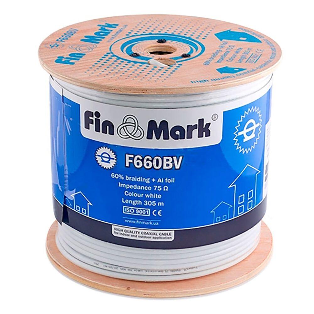 Кабель FinMark F 660 BV white CU бухта 305м