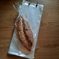 Викет-пакеты полипропиленовые прозрачные на клипсе 22х50+4/20/ для тостерного хлеба, батонов и других изделий